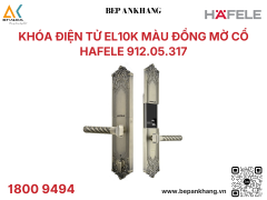 Khóa Điện Tử EL10K Màu Đồng Mờ Cổ Hafele 912.05.317